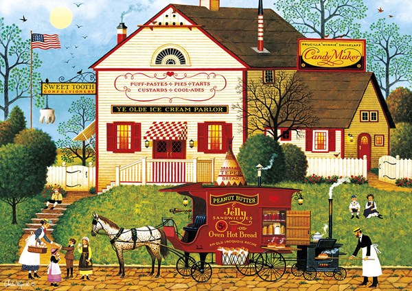Buffalo Games (2629) - Charles Wysocki: "Sugar & Spice" - 300 Teile Puzzle