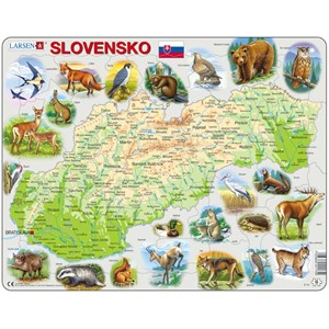 Larsen (K73) - "Slowakei" - 58 Teile Puzzle