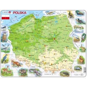 Larsen (K98) - "Polen" - 61 Teile Puzzle