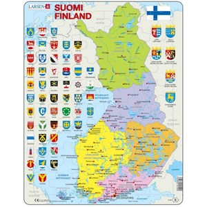 Larsen (K99) - "Finnland, auf Finnisch" - 48 Teile Puzzle