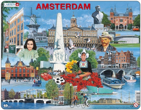 Larsen (KH11) - "Amsterdam Souvenir" - 70 Teile Puzzle