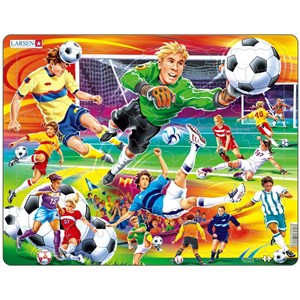 Larsen (US22) - "Fußball" - 65 Teile Puzzle