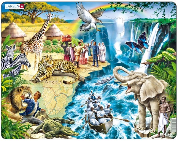 Larsen (NB9) - "David Livingstone" - 81 Teile Puzzle