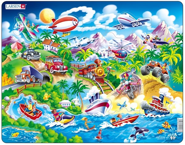 Larsen (NM7) - "Alles in Bewegung" - 18 Teile Puzzle