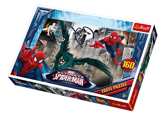 Trefl (15319) - "Spiderman, Jagd auf Missetäter" - 160 Teile Puzzle