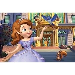 Trefl (17239) - "Sofia the First vor ihrem Palast" - 60 Teile Puzzle
