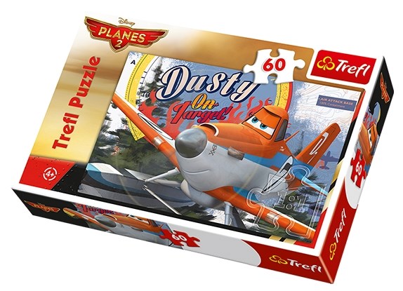 Trefl (17253) - "Planes 2: Dusty on Target" - 60 Teile Puzzle