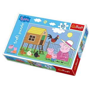 Trefl (18195) - "Peppa Pig" - 30 Teile Puzzle