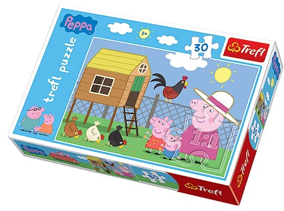 Trefl (18195) - "Peppa Pig" - 30 Teile Puzzle
