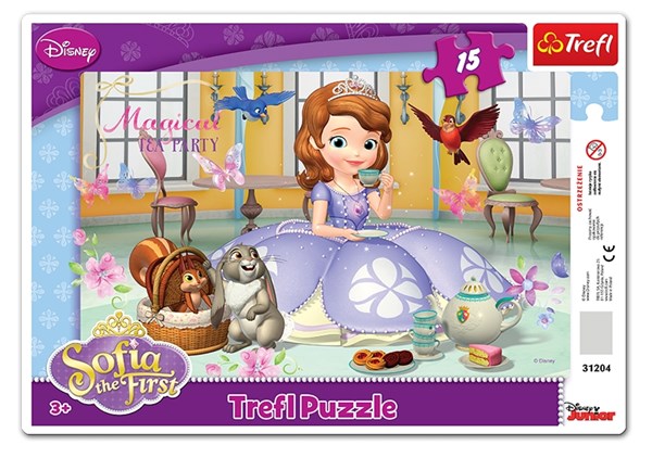 Trefl (31204) - "Prinzessin Sofia die Erste" - 15 Teile Puzzle