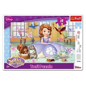 Trefl (31204) - "Prinzessin Sofia die Erste" - 15 Teile Puzzle