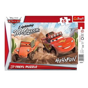 Trefl (31211) - "Cars 2" - 15 Teile Puzzle