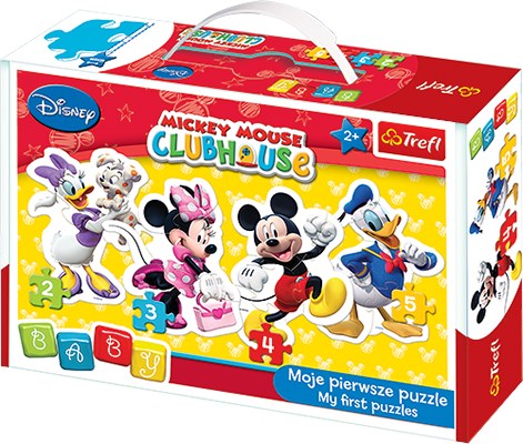Trefl (36060) - "Mickey Mouse Club House" - 2 3 4 5 Teile Puzzle