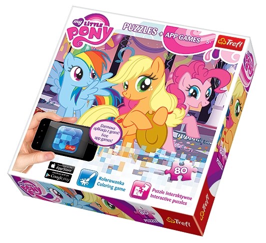 Trefl (75100) - "My Little Pony" - 80 Teile Puzzle