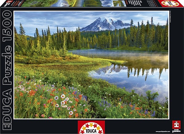 Educa (16309) - "Mount Rainier Nationalpark" - 1500 Teile Puzzle