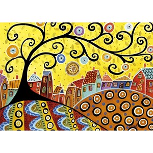 Educa (16296) - Karla Gerard: "Blooming Village" - 1000 Teile Puzzle