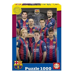 Educa (16300) - "Collage FC Barcelona 2014-2015" - 1000 Teile Puzzle