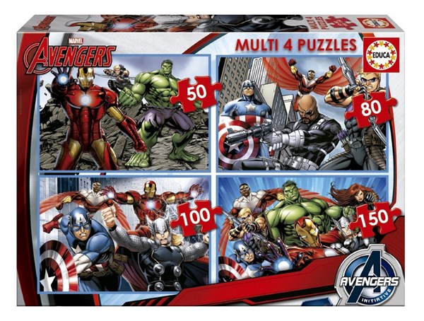 Educa (16331) - "Avengers" - 50 80 100 150 Teile Puzzle