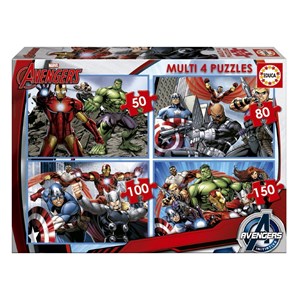 Educa (16331) - "Avengers" - 50 80 100 150 Teile Puzzle