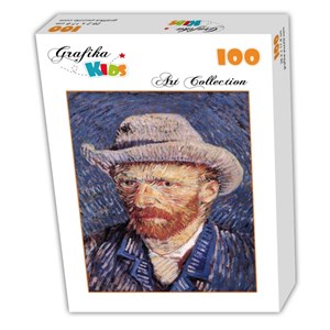 Grafika Kids (00021) - Vincent van Gogh: "Vincent Van Gogh, 1887-1888" - 100 Teile Puzzle