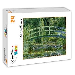 Grafika Kids (00093) - Claude Monet: "Water Lilies and the Japanese bridge, 1897-1899" - 24 Teile Puzzle
