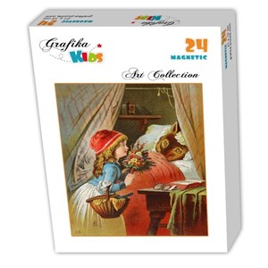 Grafika Kids (00239) - Carl Offterdinger: "Rotkäppchen" - 24 Teile Puzzle
