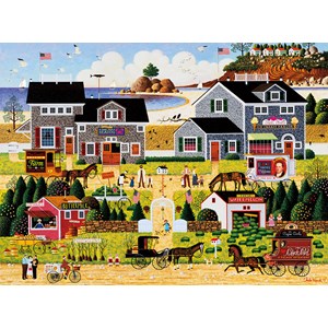 Buffalo Games (11444) - Charles Wysocki: "Wescott's Black Cherry Harbor" - 1000 Teile Puzzle