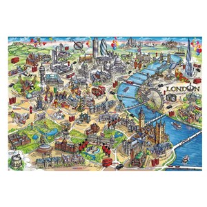Gibsons (G7066) - "London Landmarks" - 1000 Teile Puzzle
