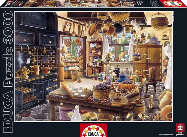Educa (16319) - Hiro Tanikawa: "The Bakery" - 3000 Teile Puzzle