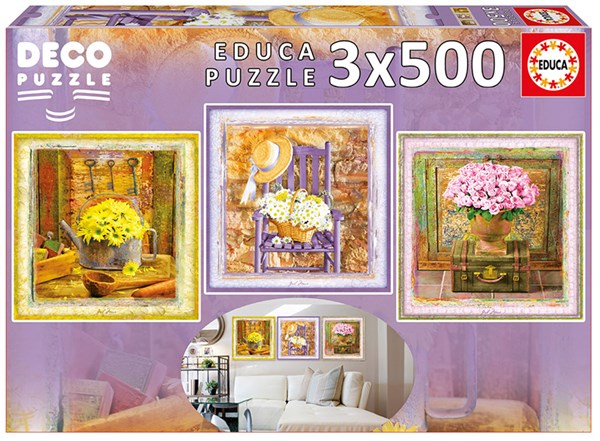 Educa (17095) - Gail Marie: "Bezaubernde Momente" - 500 Teile Puzzle