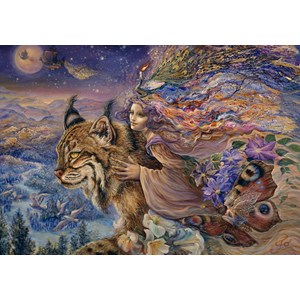 Grafika (00894) - Josephine Wall: "Flight of the Lynx" - 1000 Teile Puzzle