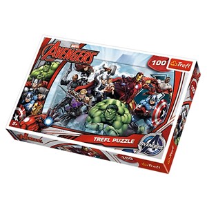 Trefl (16272) - "Die Avengers, Angriff!" - 100 Teile Puzzle