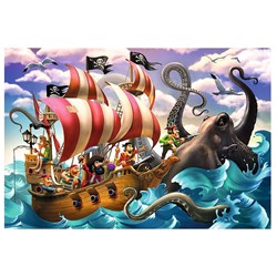 Trefl (16278) - "The Sea Battle" - 100 Teile Puzzle