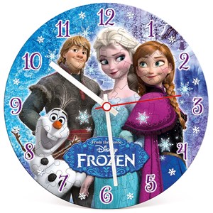 Clementoni (23021) - "Clock Puzzle, The Snow Queen" - 96 Teile Puzzle