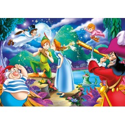 Clementoni (24467) - "Peter Pan, Charaktere aus dem Film" - 24 Teile Puzzle