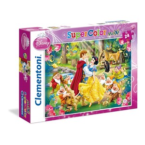 Clementoni (24469) - "Schneewittchen und die sieben Zwerge" - 24 Teile Puzzle