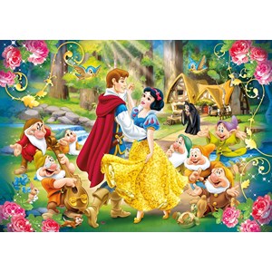 Clementoni (24469) - "Schneewittchen und die sieben Zwerge" - 24 Teile Puzzle
