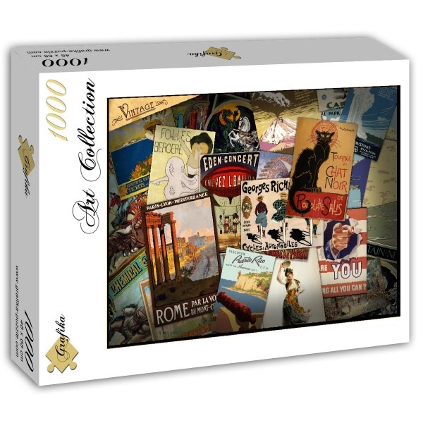Grafika (T-00041) - "Vintage Poster" - 1000 Teile Puzzle