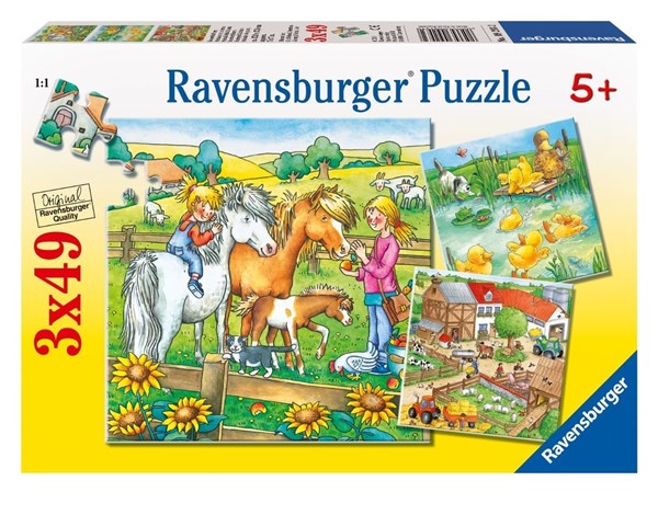 Ravensburger (09293) - "Bauernhoftiere" - 49 Teile Puzzle
