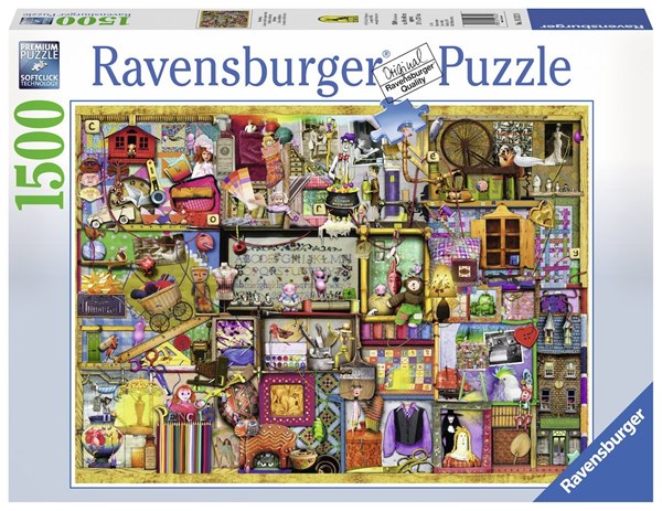 Ravensburger (16312) - Colin Thompson: "Bastelstunde" - 1500 Teile Puzzle