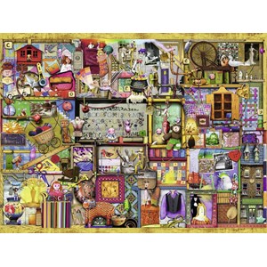 Ravensburger (16312) - Colin Thompson: "Bastelstunde" - 1500 Teile Puzzle