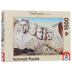 Schmidt Spiele (59310) - Renato Casaro: "Mount Hollywood" - 1500 Teile Puzzle