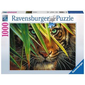 Ravensburger (19486) - "Mysterious Tiger" - 1000 Teile Puzzle