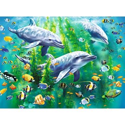 Ravensburger (10605) - "Dolphin Trio" - 100 Teile Puzzle