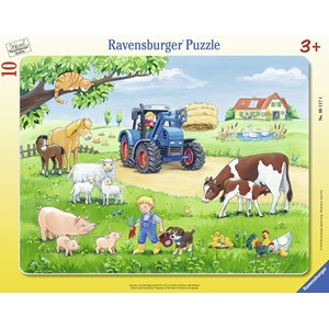 Ravensburger (06117) - "Farm Animals" - 10 Teile Puzzle