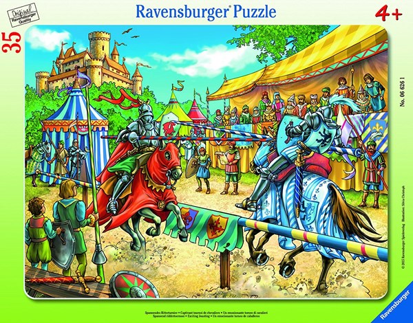 Ravensburger (06626) - "Spannendes Ritterturnier" - 35 Teile Puzzle