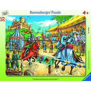 Ravensburger (06626) - "Spannendes Ritterturnier" - 35 Teile Puzzle