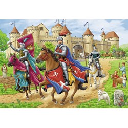 Ravensburger (09083) - "Bei den Rittern" - 24 Teile Puzzle
