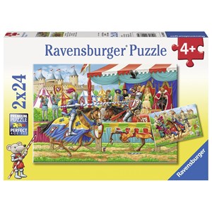 Ravensburger (09083) - "Bei den Rittern" - 24 Teile Puzzle