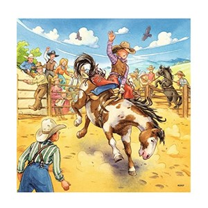 Ravensburger (09250) - "Im wilden Westen" - 49 Teile Puzzle